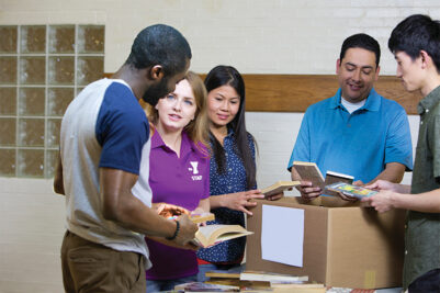YMCA Staff and Volunteers Coming Together