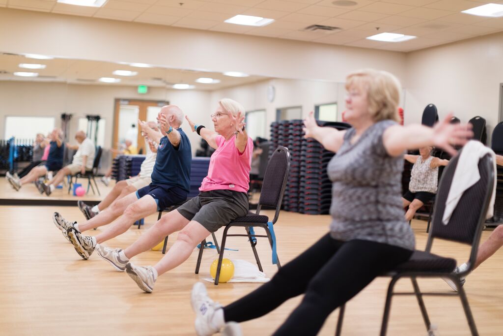 senior aerobic dance video