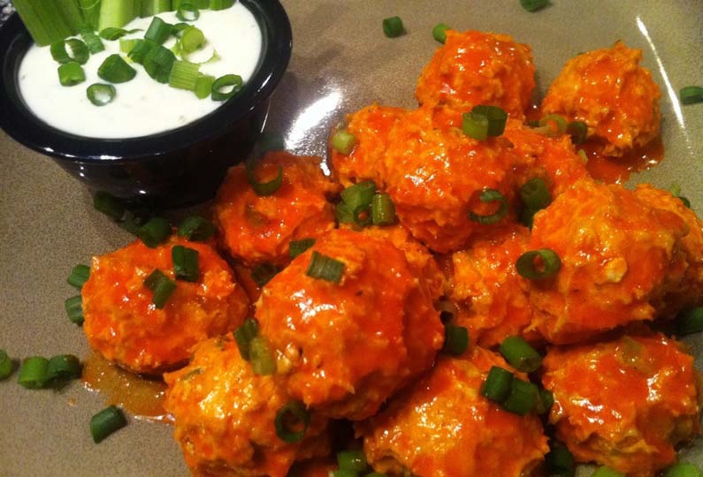 Buffalo Chicken Meatballs