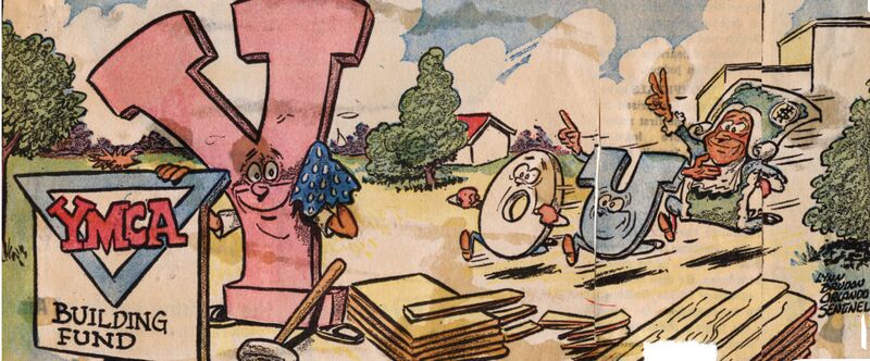 Vintage Y IOU Cartoon