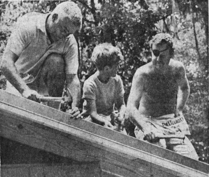 John Dye Jebb and Bev Laws at Camp Wewa