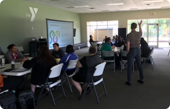 DIG Committee at Camp Wewa for LGBTQIA Training