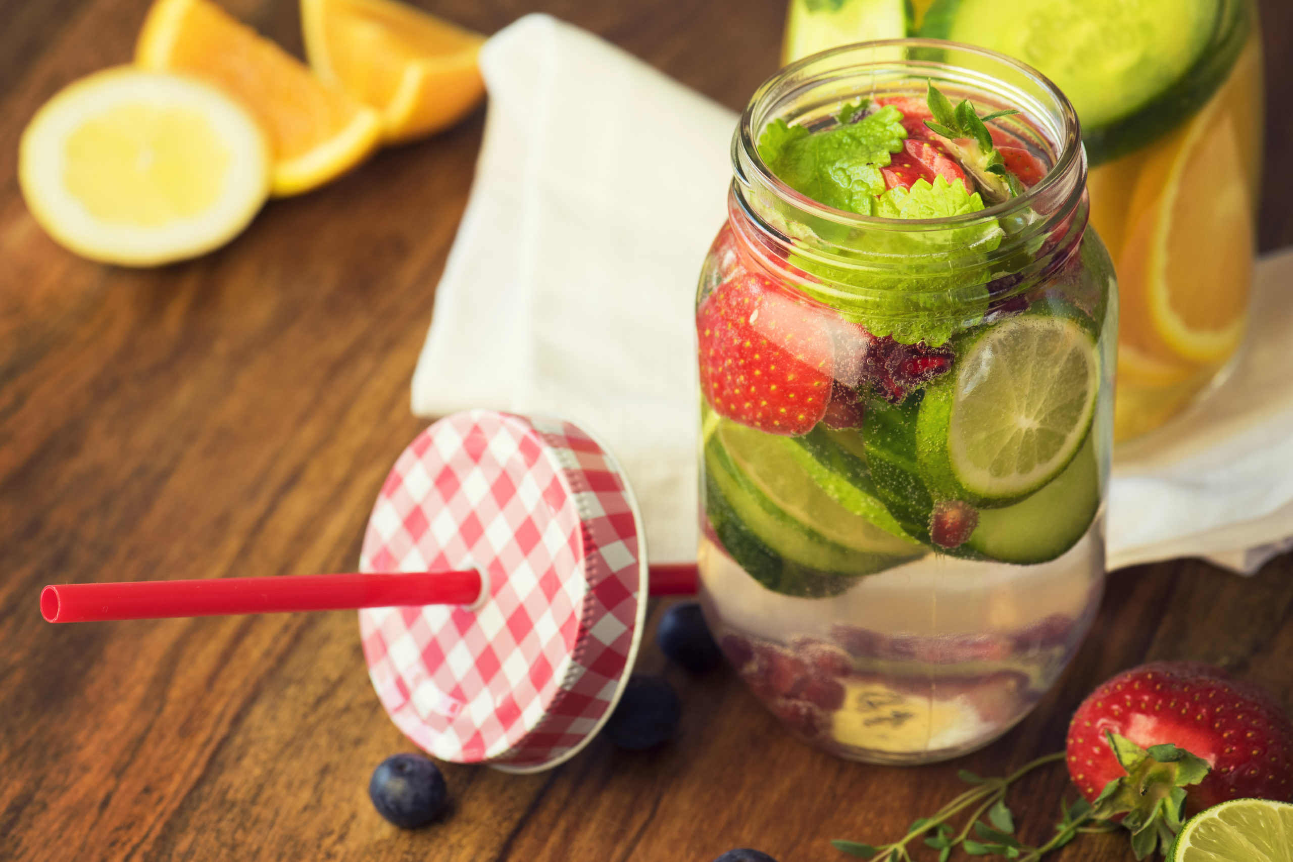 Strawberry-Lime Water - Recipes