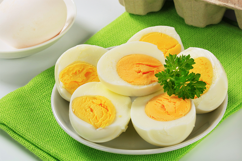 Hard Boiled Egg Photos and Images