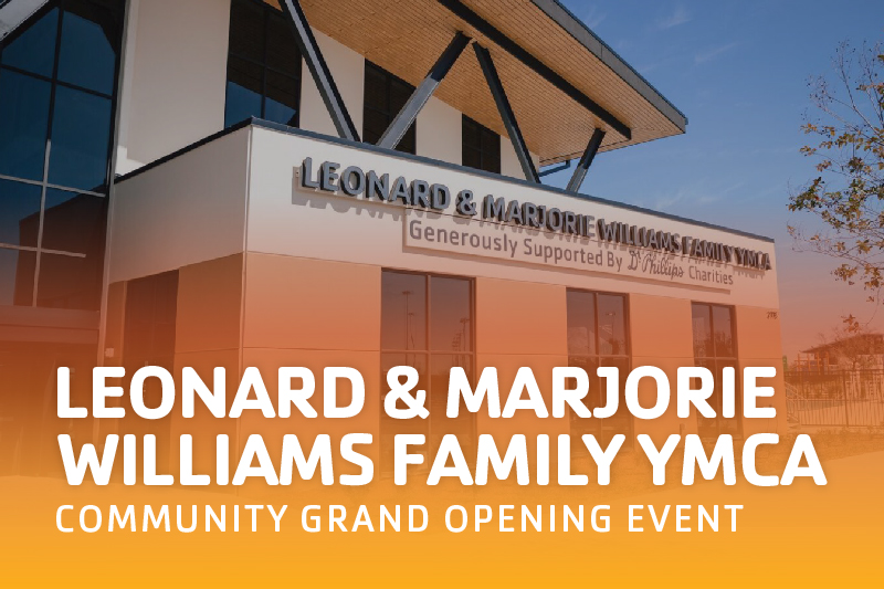 Image of the brand new Leonard & Marjorie Williams Family YMCA