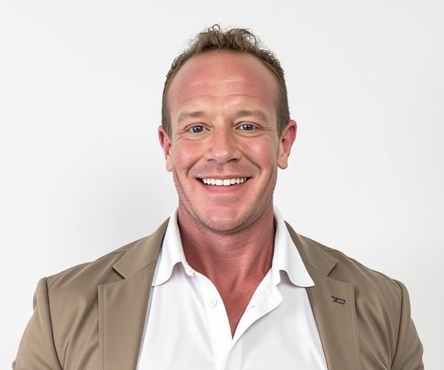 Erik Olsson, MBA, ACSM-CPT, EIM®, Operations Director at the YMCA of Central Florida, smiling against a white background.