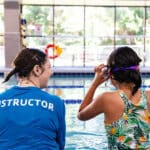 Certified Adaptive Swim Instructor and student at the Oviedo YMCA
