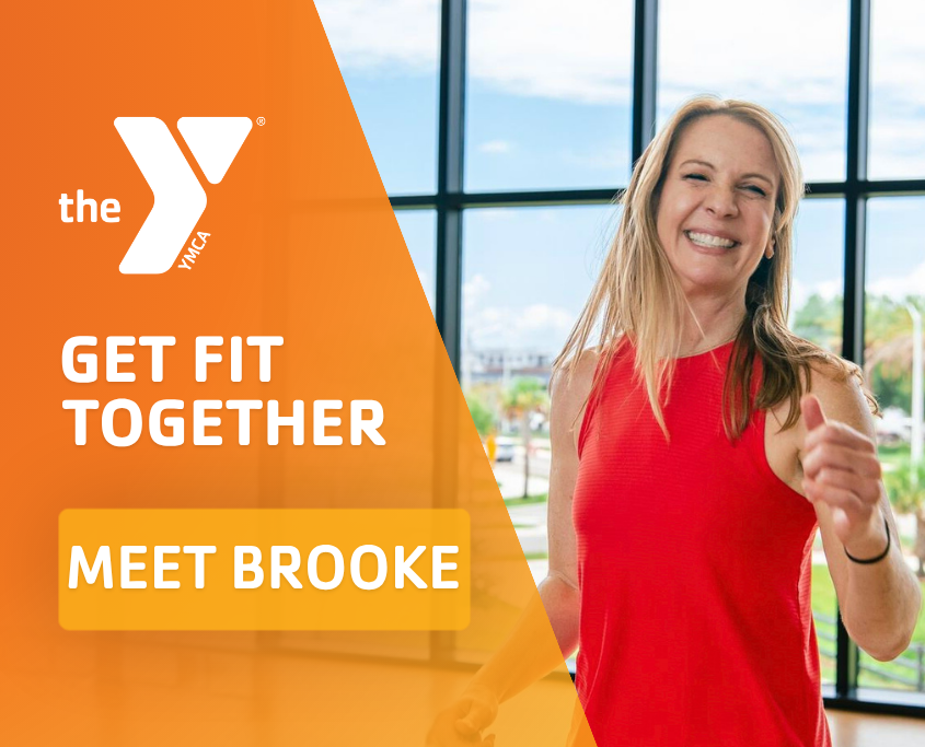 YMCA of Central Florida Group Exercise instructor Jessica smiling and posing for a Fit Together campaign feature.