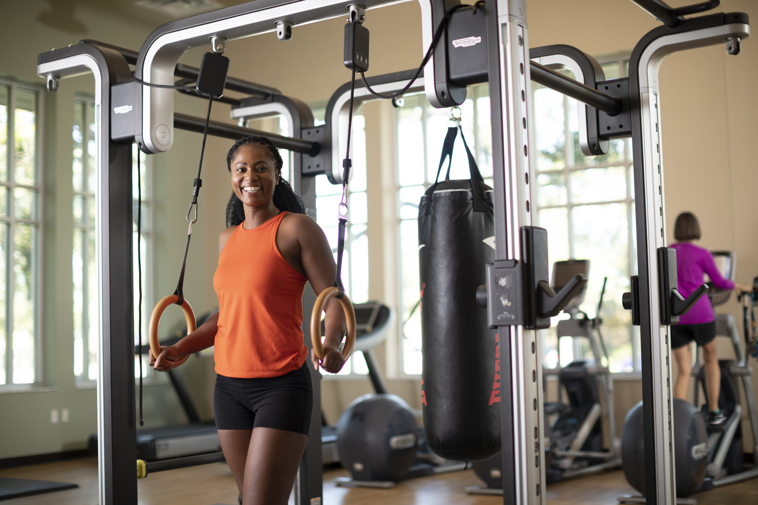 YMCA of Central Florida Monthly Fitness Challenge encouraging members to participate in monthly fitness activities and compete for top leaderboard spots.